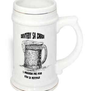 Dovtedy sa chodí s pohárom pre pivo