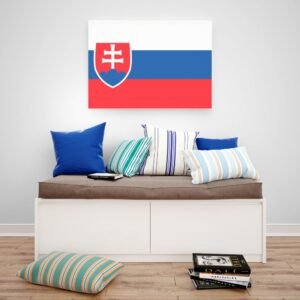 Slovenská vlajka na plátne - Image 2