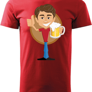 Tričko s potlačou pivo